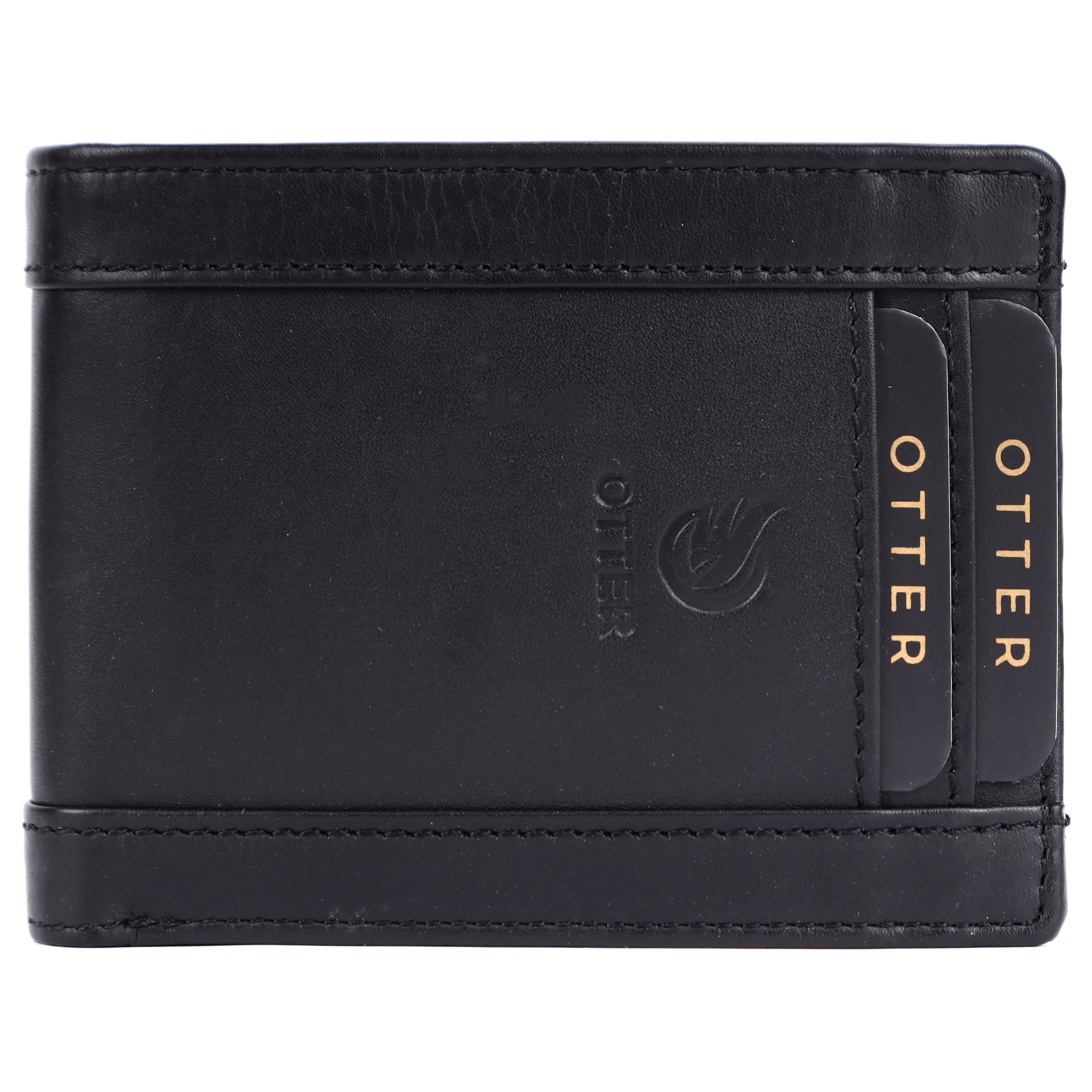 Premium Black Leather Finish